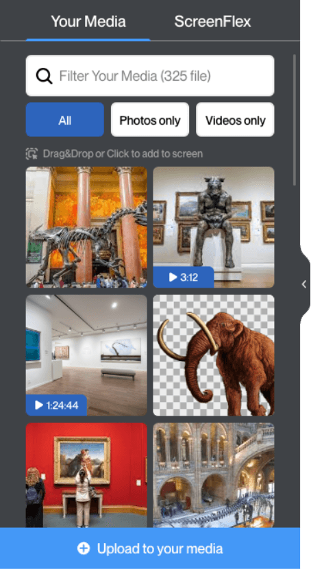 Screenflex - Designer - Media