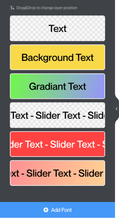 Screenflex - Designer - Text