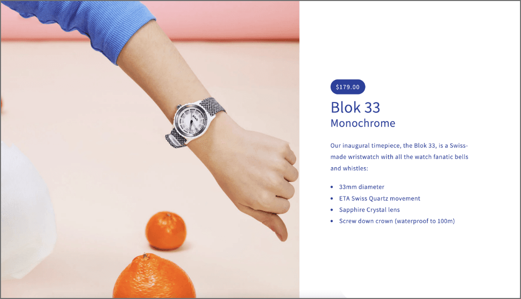 screen about white clock